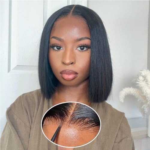 ?Human Hair Straight Wig?