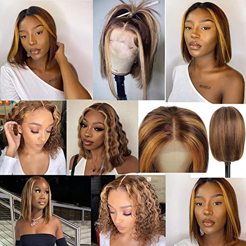 Indu Gold Premium Human Hair Wig for Natural Look Comfortable Fit 18 Inches - Image 7