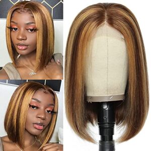 Indu Gold Premium Human Hair Wig for Natural Look Comfortable Fit 18 Inches