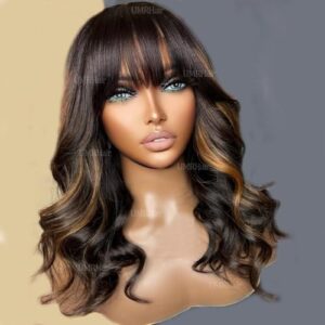 Invisible Fake Scalp Lace Human Hair Wig