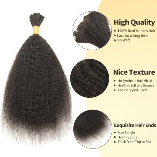 Kinky Human Hair Short Ponytail Extension for a Natural, Easy-Style Look - Image 5