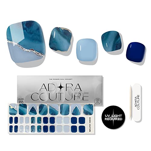 Light Blue Gel Nails: Stylish designs for a chic look.