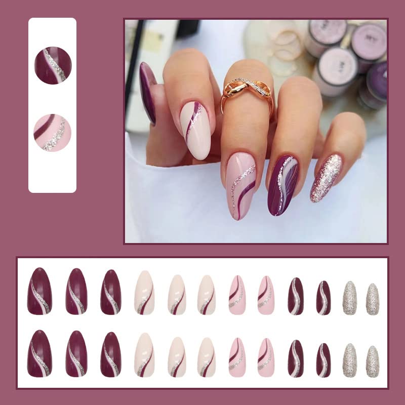 ?Maroon Acrylic Nail Ideas? - Image 2