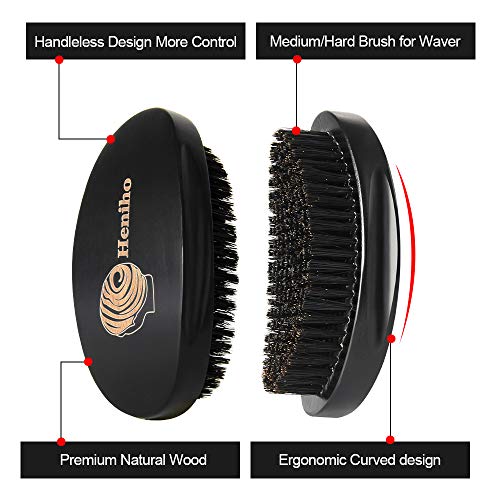 Professional Men's Medium Size Hair Brush Set for Effortless Styling and Grooming - Image 2