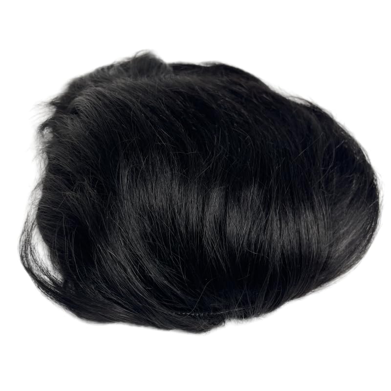 Men's 100% Human Hair Wig Natural Look Comfortable Fit Versatile Styling - Image 9