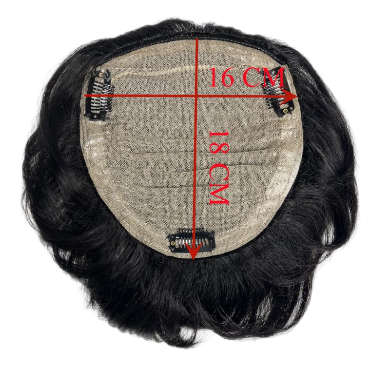 Men's 100% Human Hair Wig Natural Look Comfortable Fit Versatile Styling - Image 2