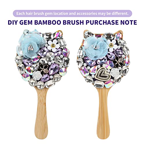 Natural Bristle Hair Brush - Image 2