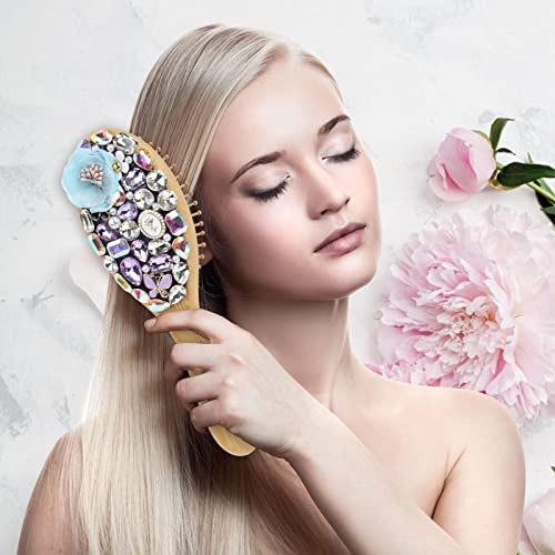 Natural Bristle Hair Brush - Image 4