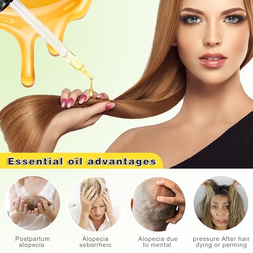 Natural Essential Hair Growth Oil Boost, 100ml Bottle, Promotes Healthier Hair - Image 4