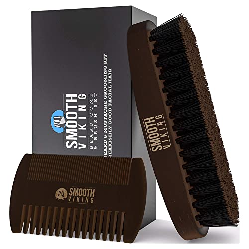 Natural hair brush for beards.