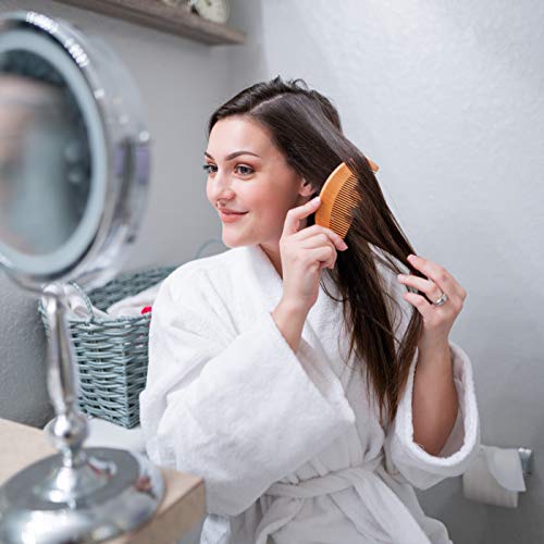 Natural hair comb brush for easy detangling and styling. - Image 6