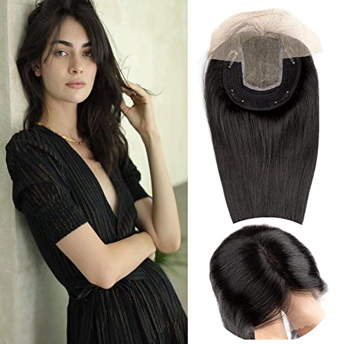 ?Natural Human Hair Lace Topper?