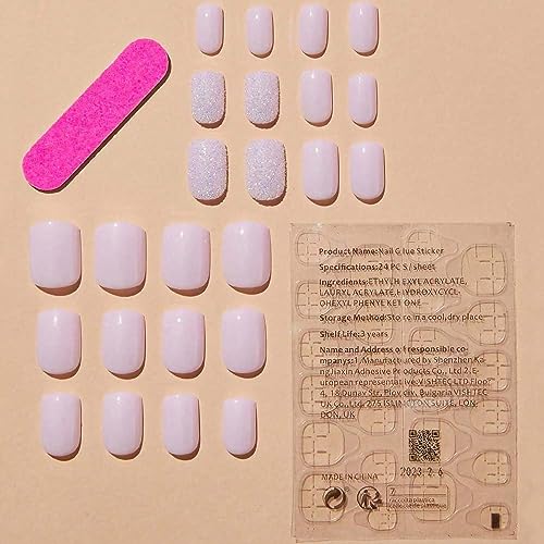 500 Count Clear Acrylic Nail Tips Natural Look Medium C-Curve - Image 3