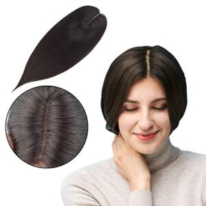 18-Inch High-Quality Natural Human Hair Topper for Women