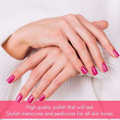 Neon Pink Nail Polish - Image 2