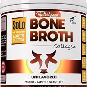 Nourishing hair mask made with bone broth.