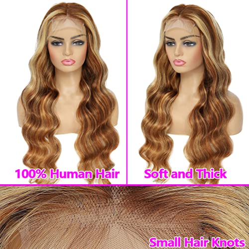 22 Inch Ombre Curly Lace Front Human Hair Wig for Women Natural Look - Image 3