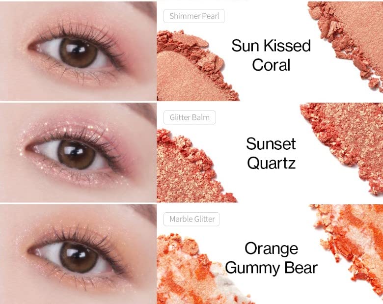 Orange eyeshadow look with burnt tones. - Image 6