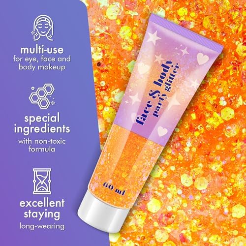 ?Orange Glitter Eyeshadow? - Image 2