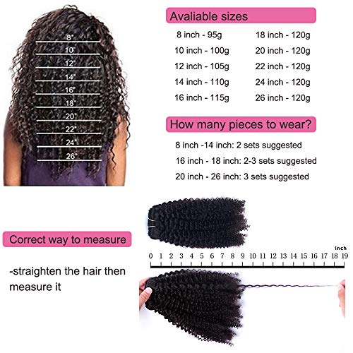 Outre Premium Blend 4C Corkscrew Afro Clip-In Hair Extensions 10 Pieces - Image 5