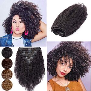 Outre Premium Blend 4C Corkscrew Afro Clip-In Hair Extensions 10 Pieces