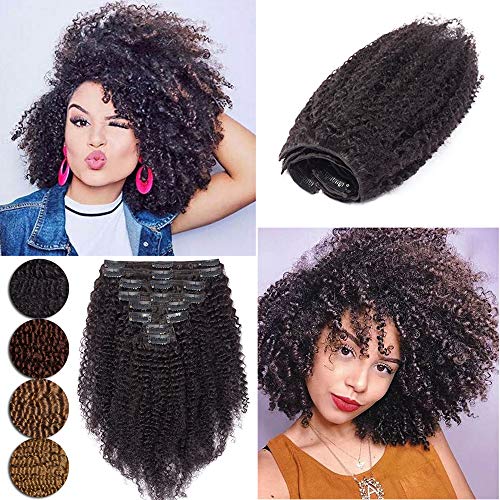 Outre Premium Blend 4C Corkscrew Afro Clip-In Hair Extensions 10 Pieces