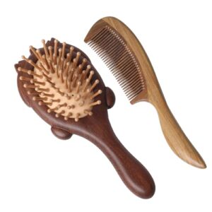 Owl-themed hair brush for stylish grooming.