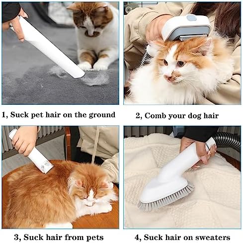 Pet hair vacuum brush for dogs. - Image 5