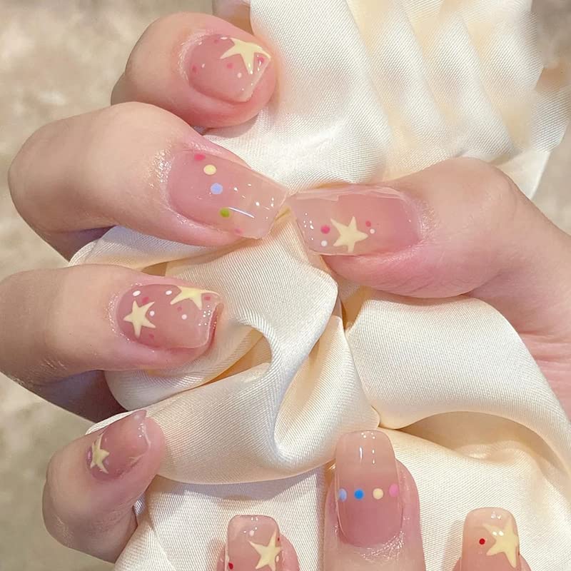 Pink Acrylic Nails: Natural Look