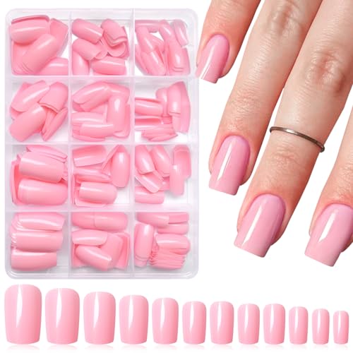 Pink Gel Nail Glue for Manicures 15ml Easy Application Strong Hold
