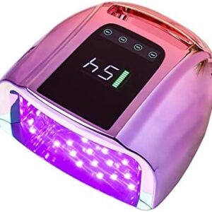 Portable LED lamp for gel nail curing.