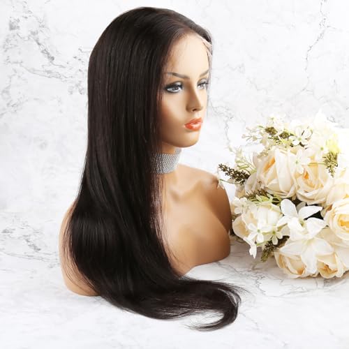 18-Inch Premium Russian Human Hair Wig Natural Look Various Color Options - Image 2