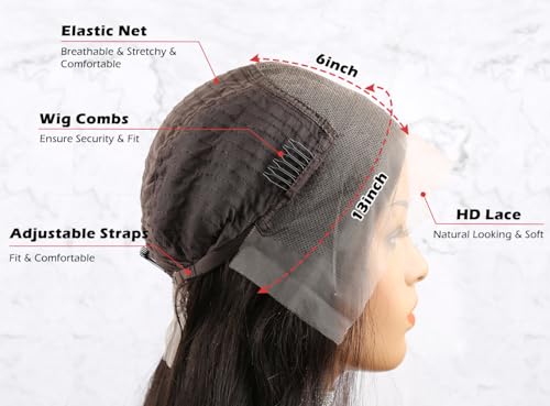18-Inch Premium Russian Human Hair Wig Natural Look Various Color Options - Image 4