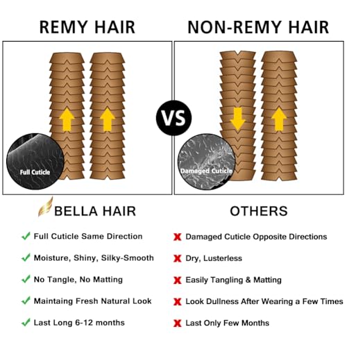 18-Inch Premium Russian Human Hair Wig Natural Look Various Color Options - Image 5