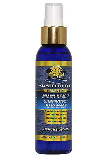 Protects hair from UV rays with filter in spray.