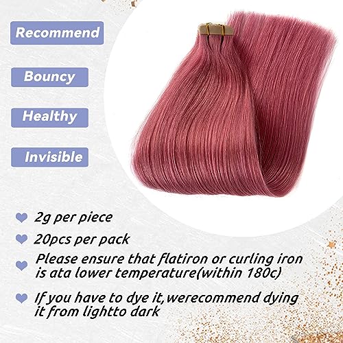 Rainbow Human Hair Extensions Vibrant Colorful 18 Inch Long - Image 3
