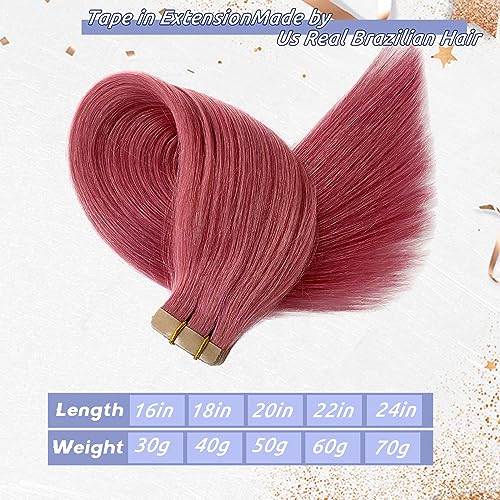 Rainbow Human Hair Extensions Vibrant Colorful 18 Inch Long - Image 4