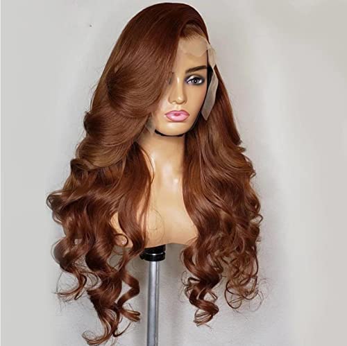 Red Lace Front Human Hair Wig - Image 4