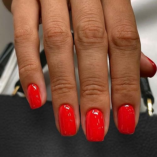 ?Red Stick On Nails?