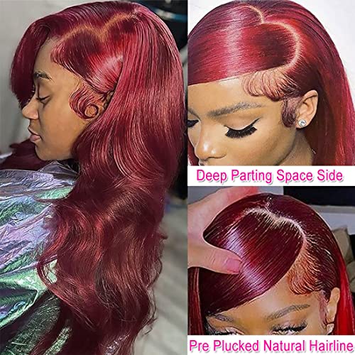 Red Wig ? Human Hair, Vibrant Red Color - Image 2