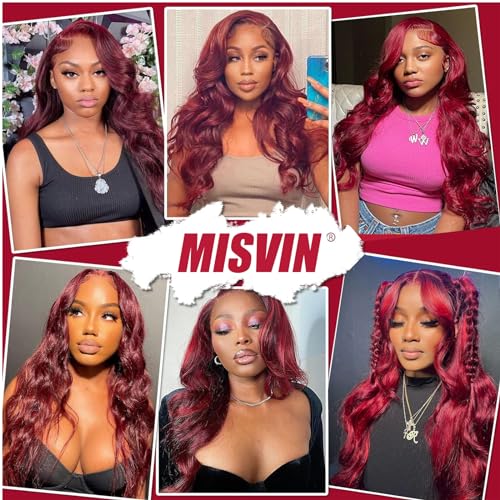 Red Wine 100% Human Hair Wig for a Natural Look and Comfortable Fit - Image 6