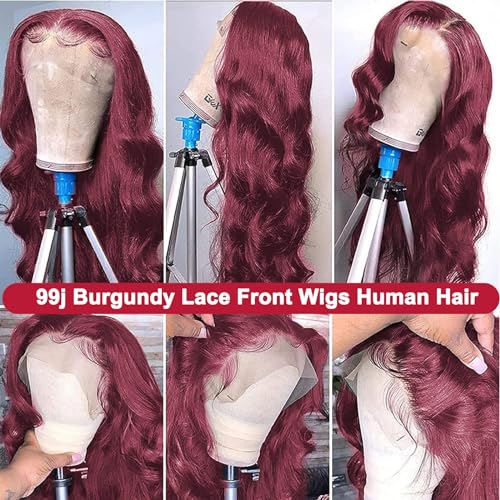 Red Wine 100% Human Hair Wig for a Natural Look and Comfortable Fit - Image 7