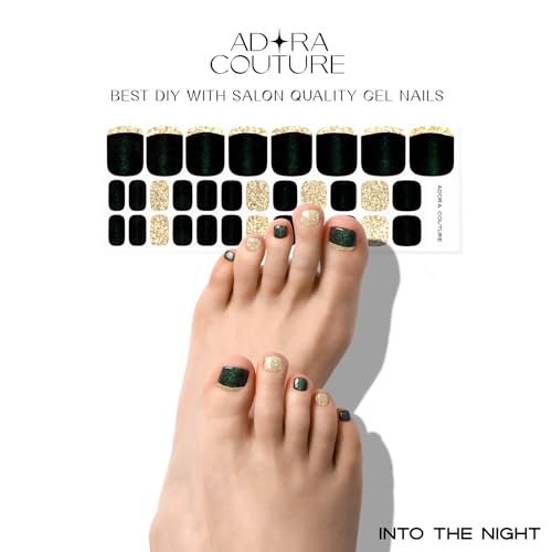 Easy Apply 14-Day Wear Semi-Cured Gel Nail Stickers with Mirror Shine Finish - Image 2