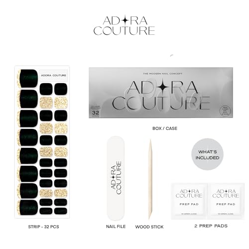 Easy Apply 14-Day Wear Semi-Cured Gel Nail Stickers with Mirror Shine Finish - Image 5