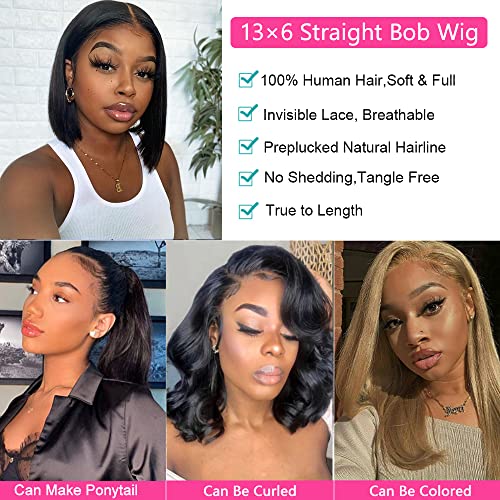?Short Bob Lace Front Human Hair Wig? - Image 3