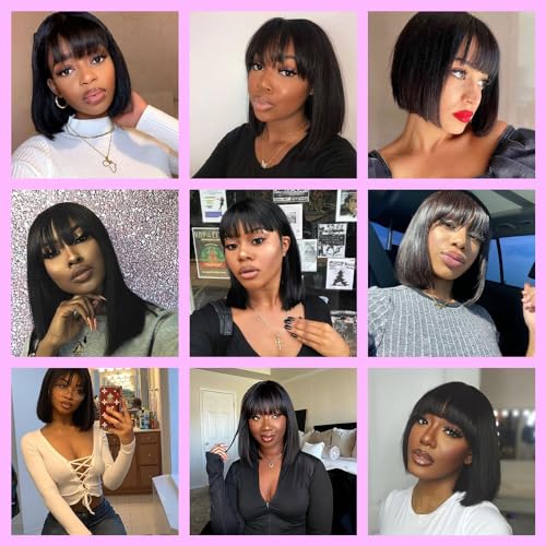 Short Human Hair Bob Wig - Image 7