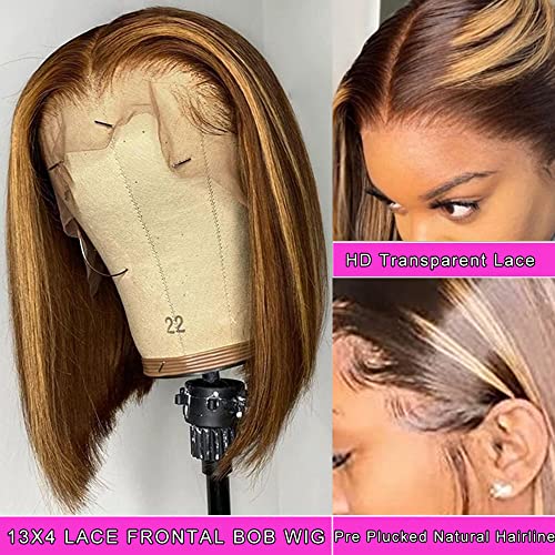 Short Ombre Bob Human Hair Wig - Image 3