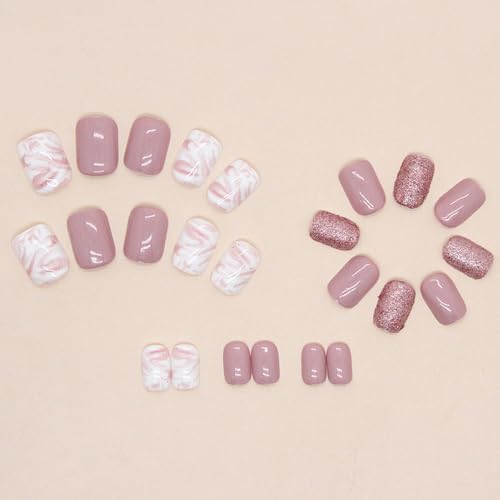 Short Oval Acrylic Nails - Image 4