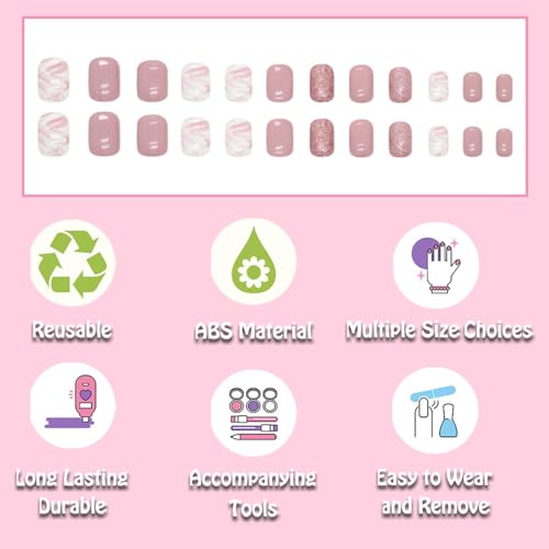 Short Oval Acrylic Nails - Image 3