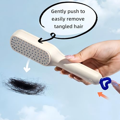 Effortless Styling Lightweight Hair Brush for Tangle-Free Hair Detangling - Image 2